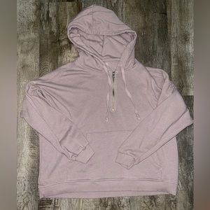 American Eagle Cropped 1/4 Zip Up Hoodie!